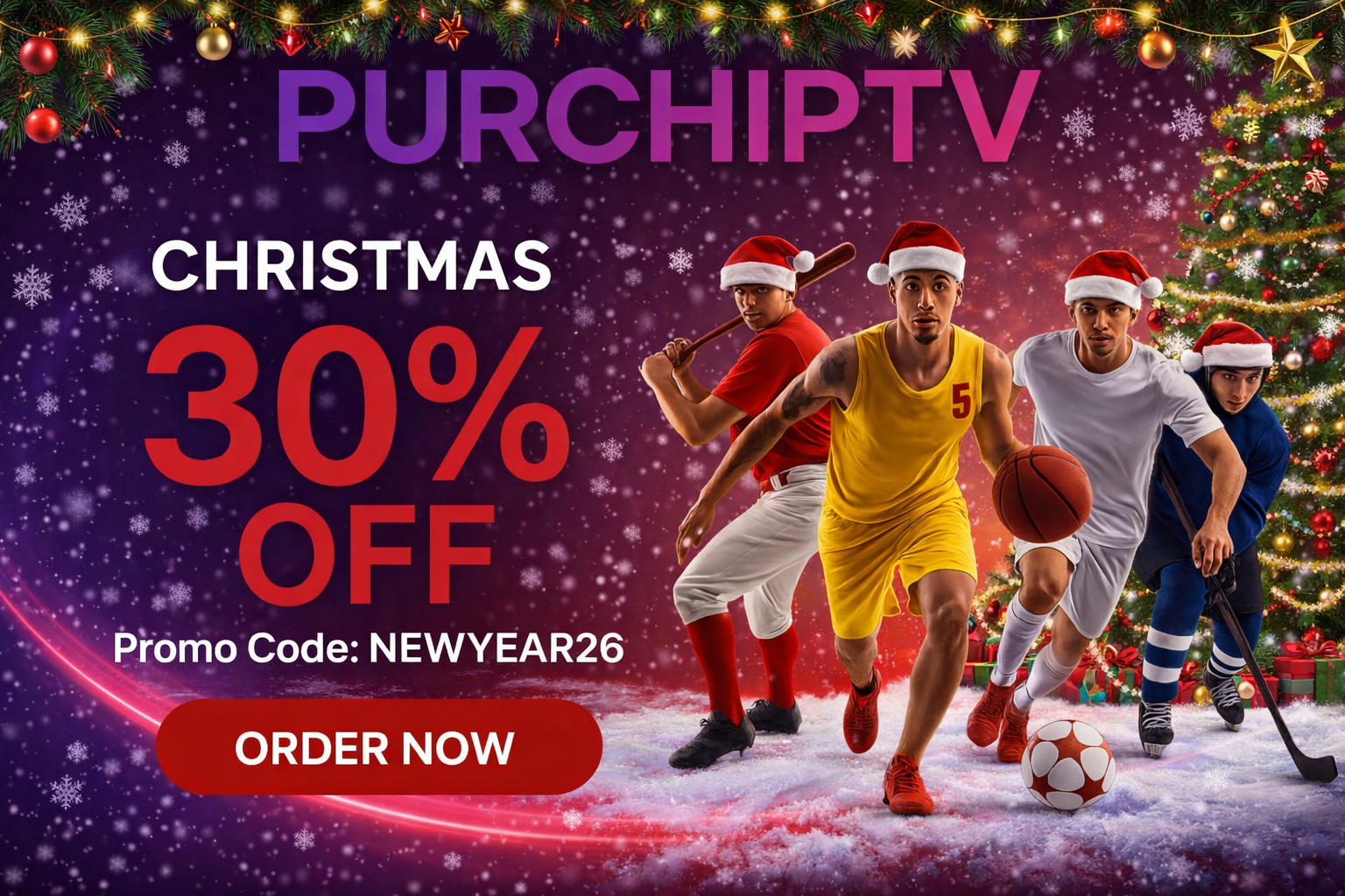 PurchIPTV Christmas sale – Special IPTV Offer